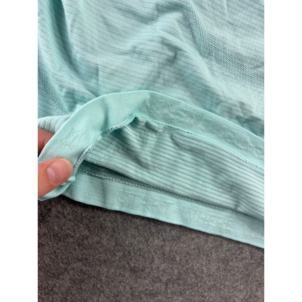 Lululemon Swiftly Tech Short Sleeve 2.0 Crop Mint Green Size 8 Gym Running Yoga